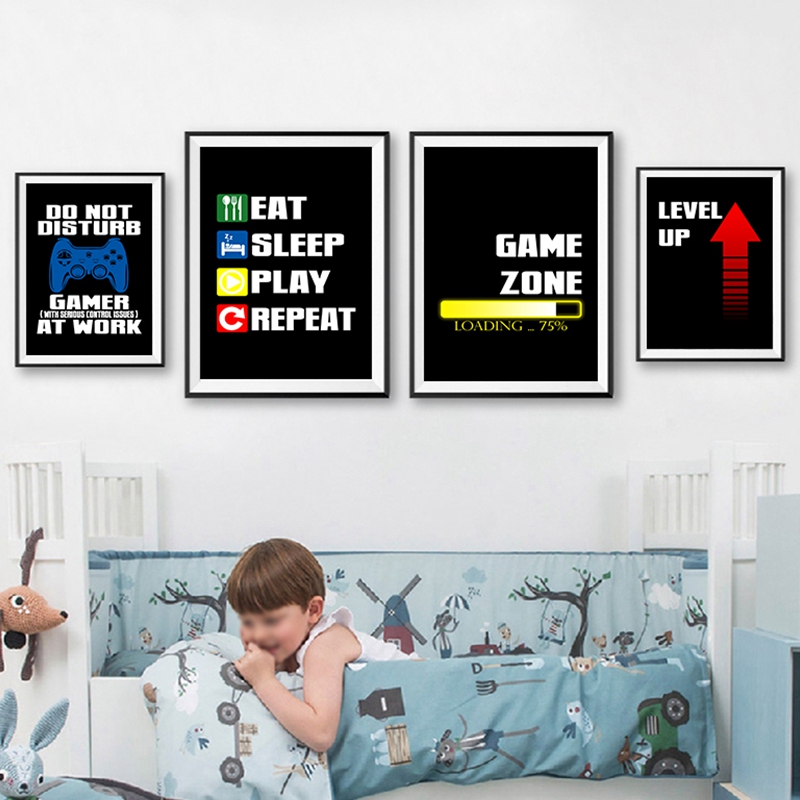 Gaming Console Picture - Citações de jogos pintura de arte