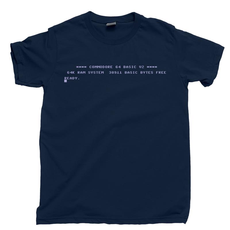 Gaming Console Old School - Camiseta C64 Boot Commodore 128 PET