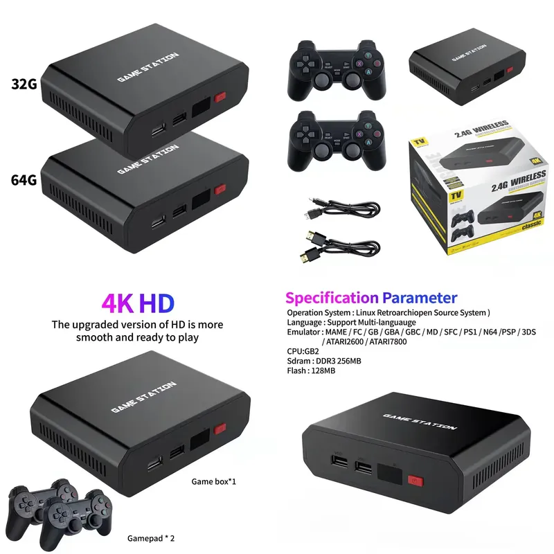 Gaming Console Video - Console de Videogame M8plus HD com