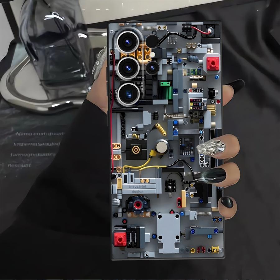 Gaming Console In Phone - Capa de Console de Jogos Roxa