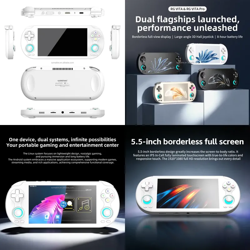 Gaming Console Android - 【CHIMU HOME】 Console de jogos portátil
