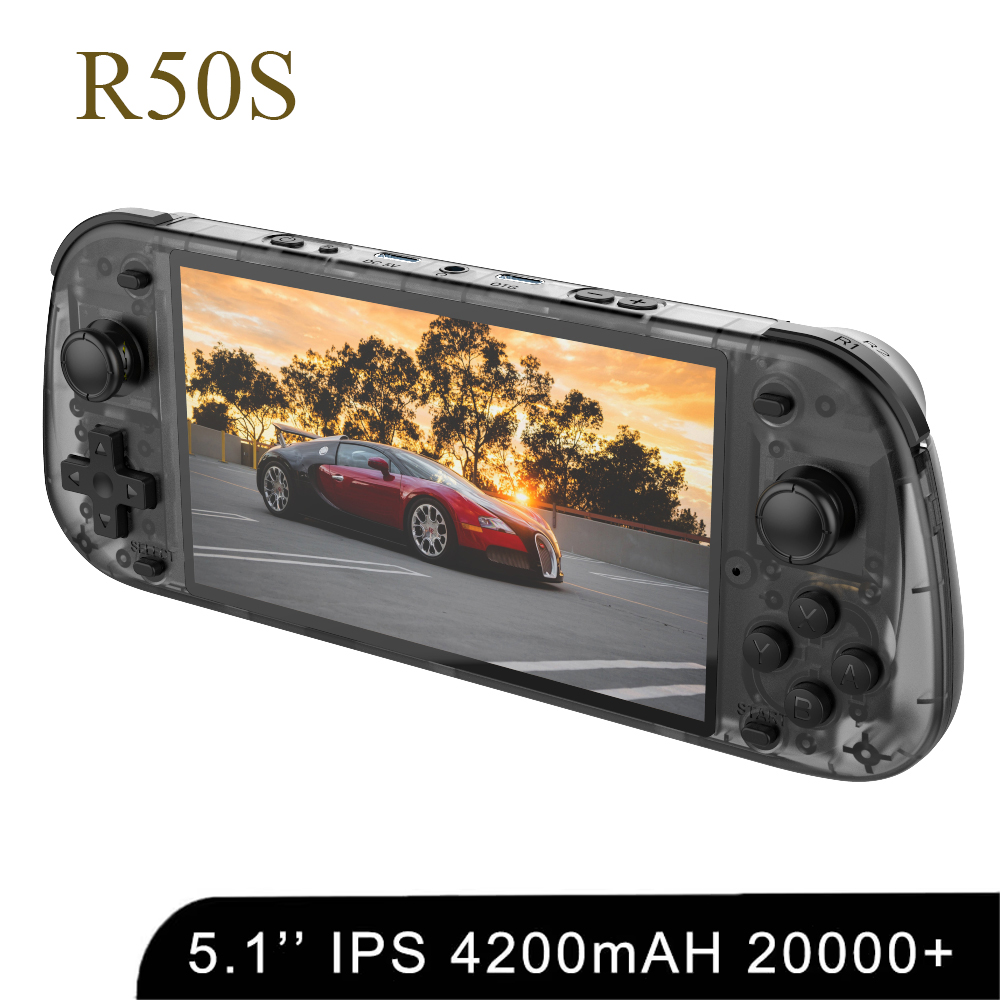 Gaming Console Youtube - 5.1 polegada novo r50s retro handheld