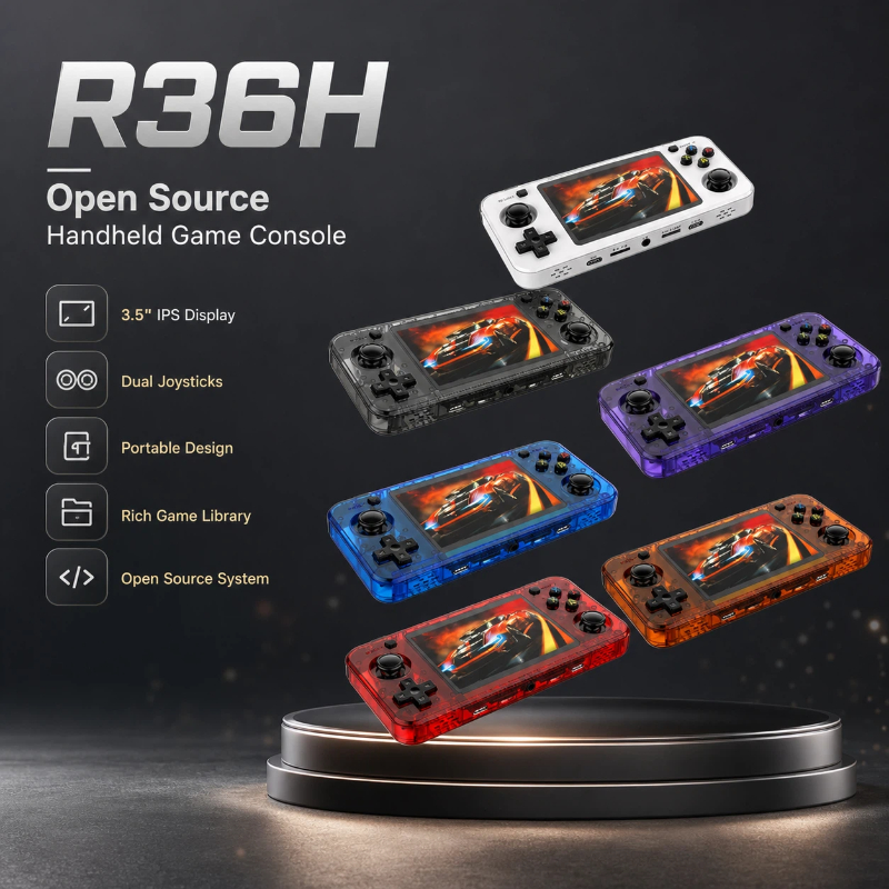Consoles de jogos portáteis R3 - Gaming Console R36H avaliação e preço