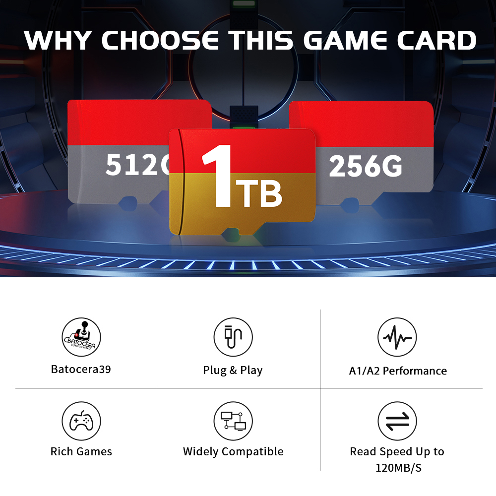 1TB mais recente Batocera 39 O - Gaming Console Station avaliação e preço
