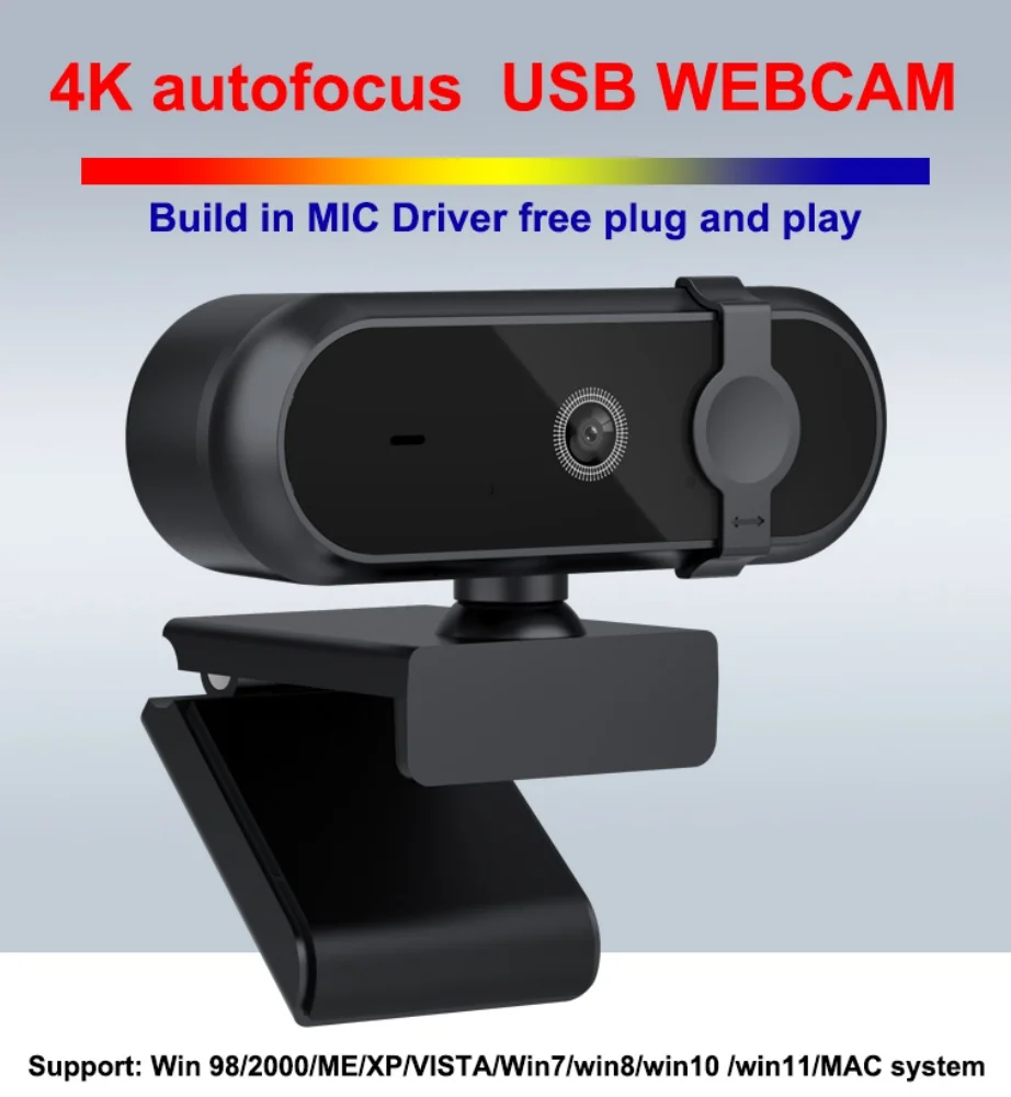 Webcam autofoucs 4k 2k, 30fps, - Gaming Console Youtube avaliação e preço