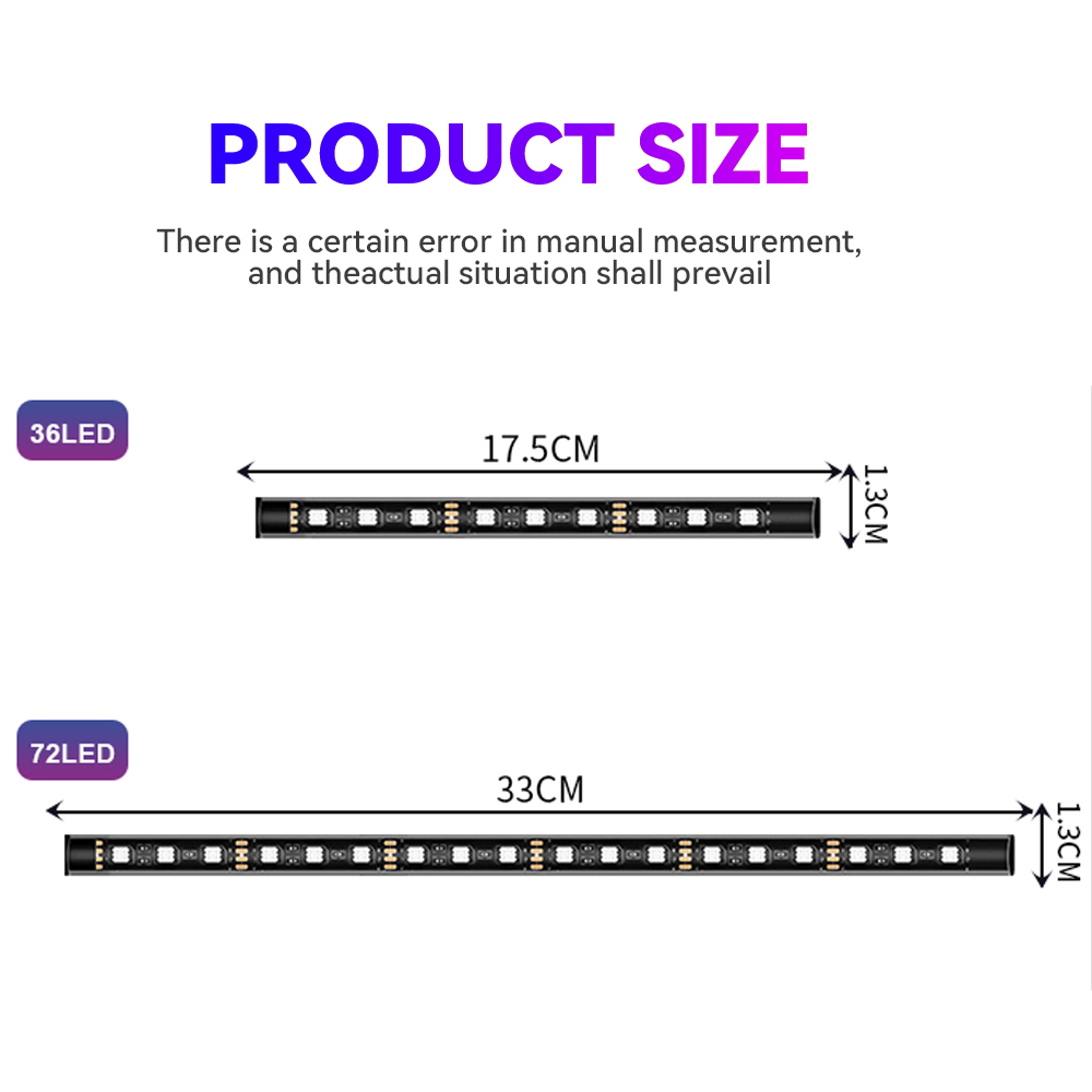 12v motores de carro decoração - Led Gaming Light Strip avaliação e preço