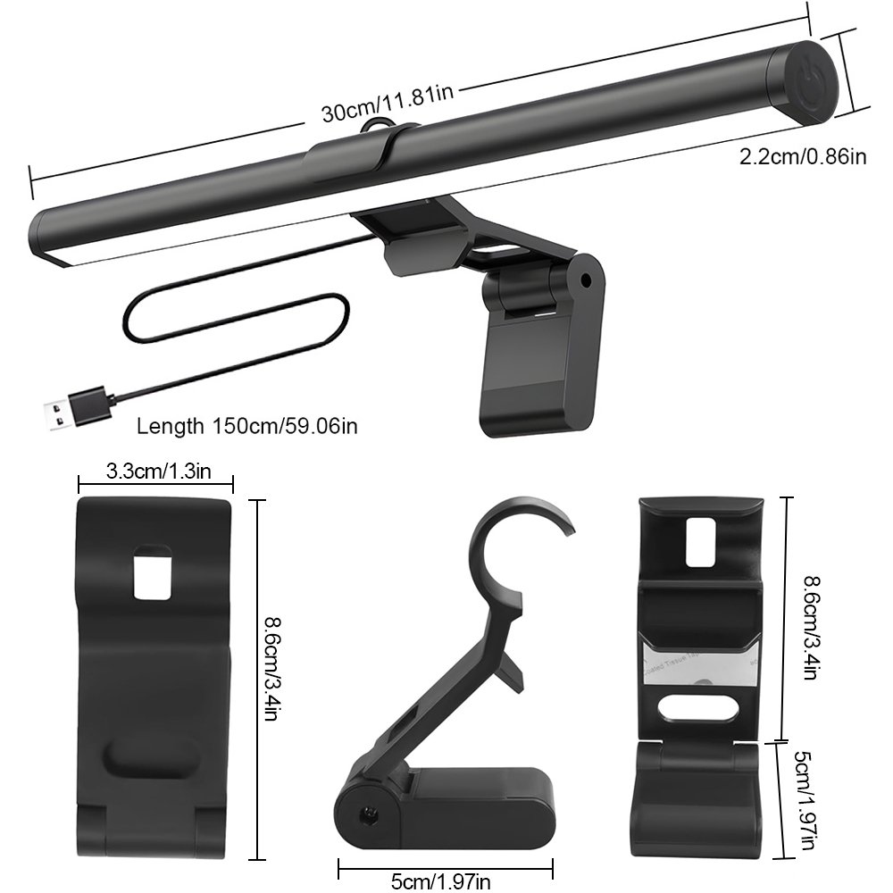 Barra de luz suspensa para mon - Led Gaming Light Strip avaliação e preço