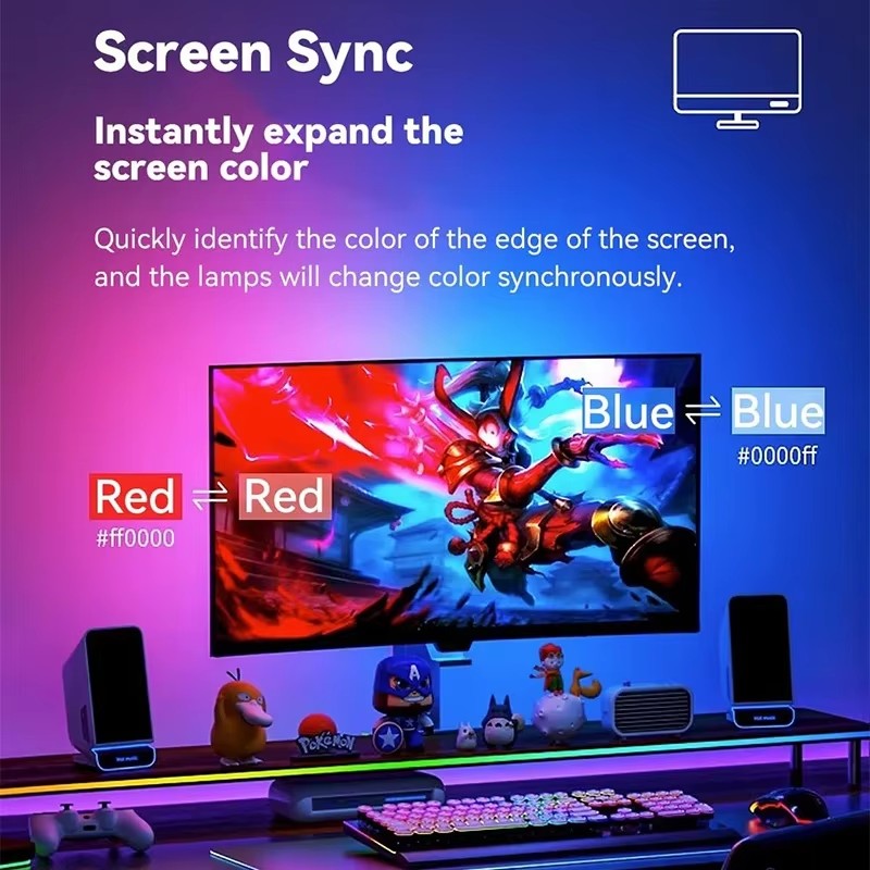 Fita de Luz RGB para Jogos, Il - Led Gaming Light Strip avaliação e preço