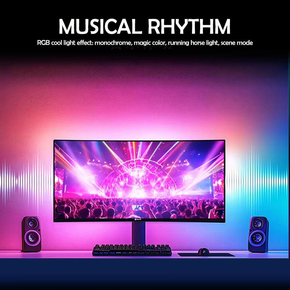 Fita de Luzes RGB para Jogos,  - Led Gaming Light Strip avaliação e preço