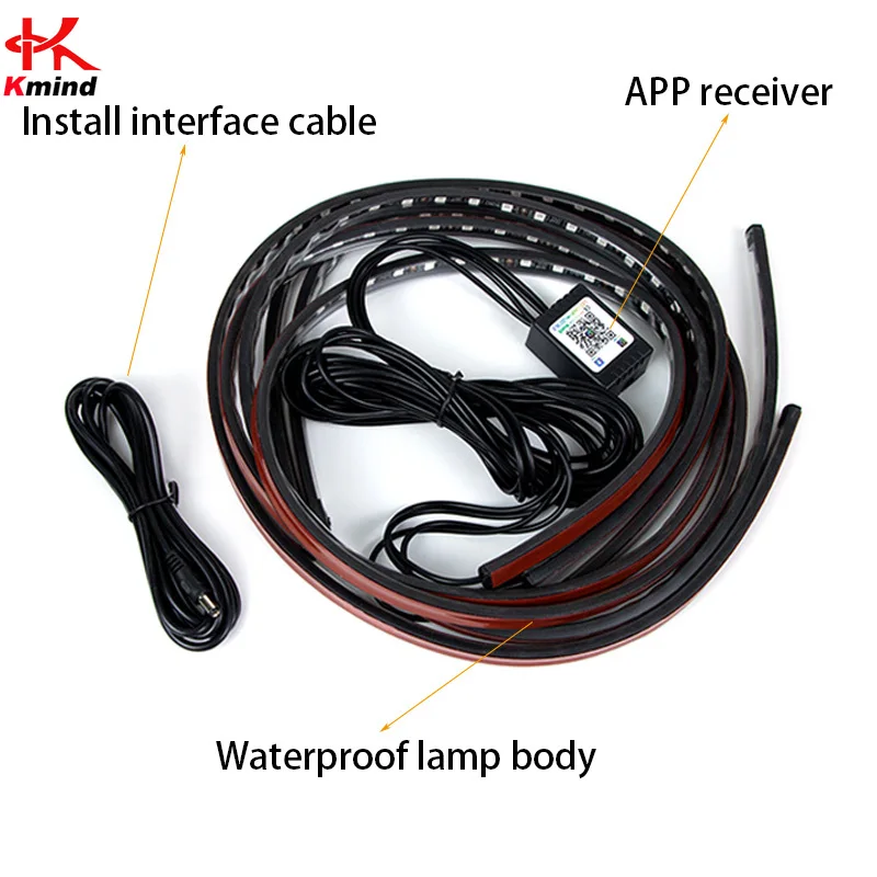 Carro underglow neon luzes led - Led Gaming Light Strip avaliação e preço