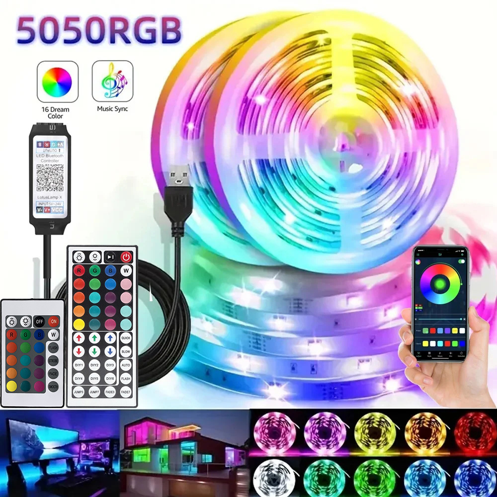 Faixa de luz led rgb inteligen - Led Gaming Light Strip avaliação e preço
