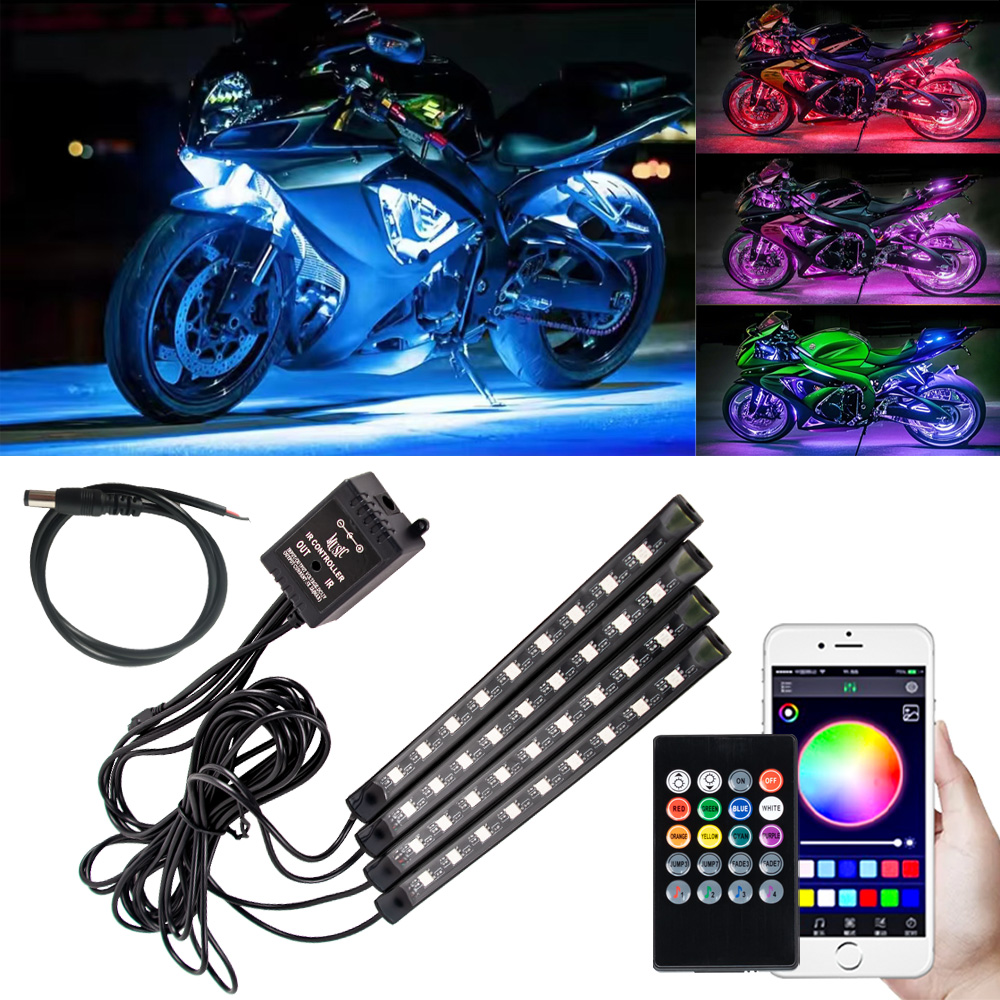 Led motocicleta carro atmosfer - Led Gaming Light Strip avaliação e preço