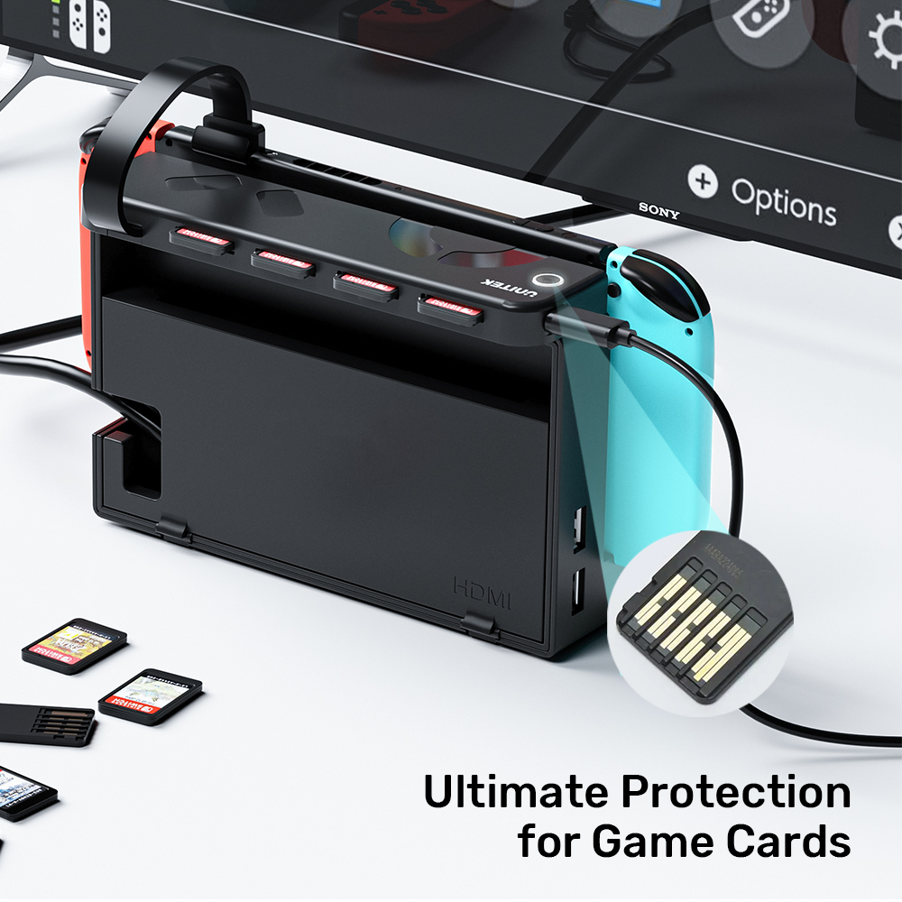 Leitor de Cartão de Jogo Portá - Gaming Console Station avaliação e preço