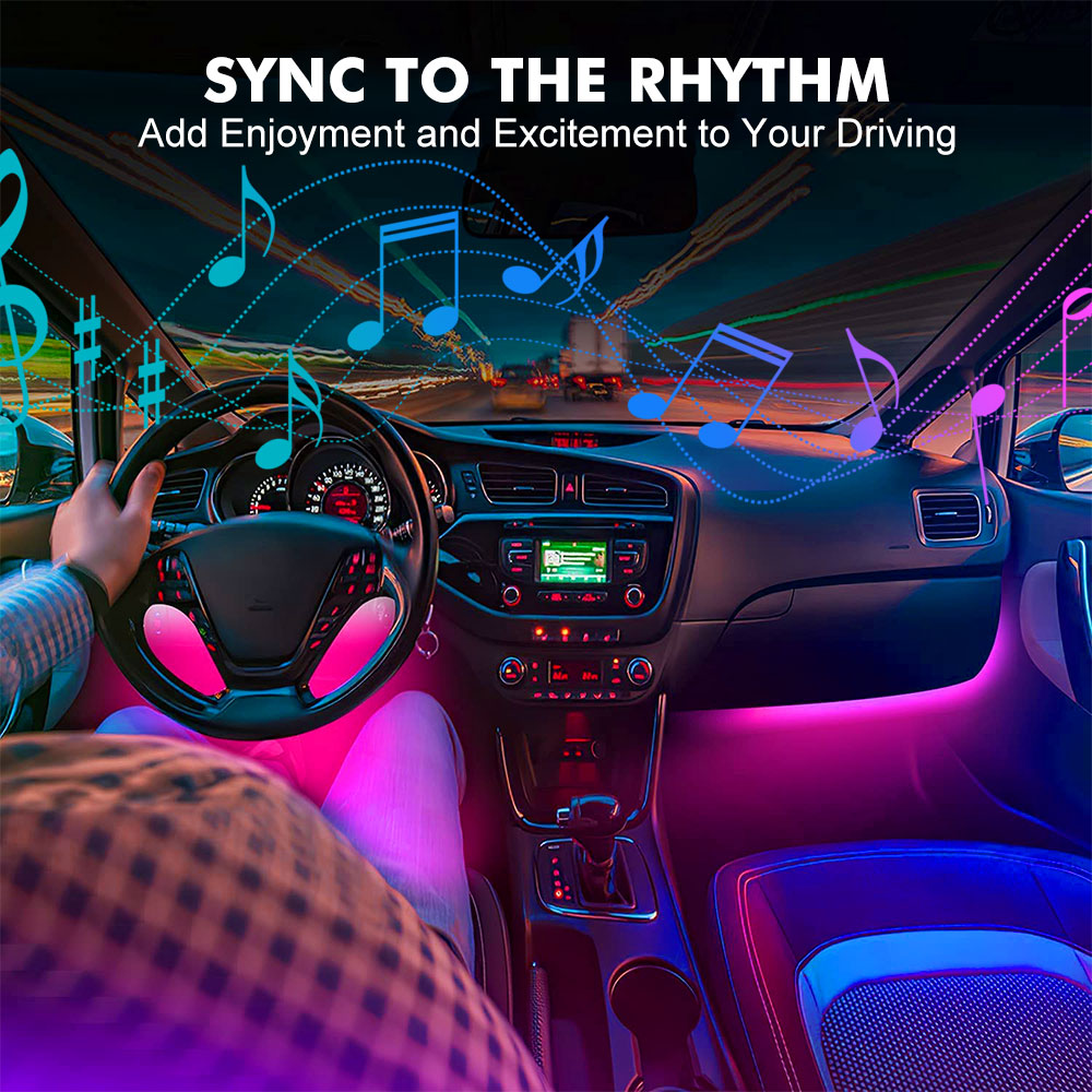 Neon led interior luz do carro - Led Gaming Light Strip avaliação e preço
