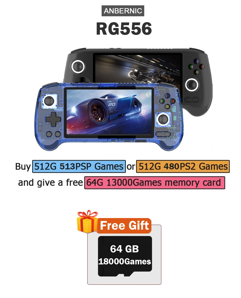Anbernic rg556 console de jogo - Gaming Console Android avaliação e preço