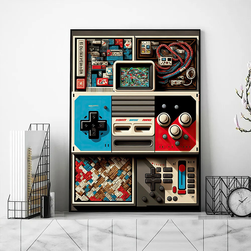 Colagem de console de jogos qu - Gaming Console Picture avaliação e preço