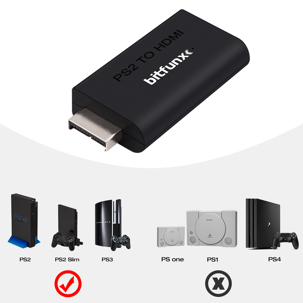 BitFunx PS2 YPBPR para HDMI ™  - Gaming Console Station avaliação e preço