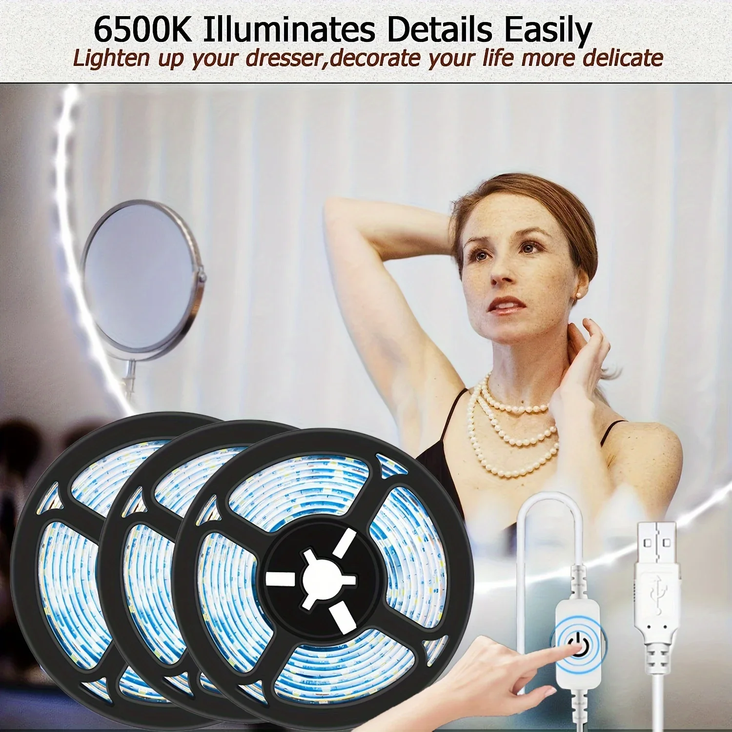 Usb luzes de tira led 5v 2835  - Led Gaming Light Strip avaliação e preço